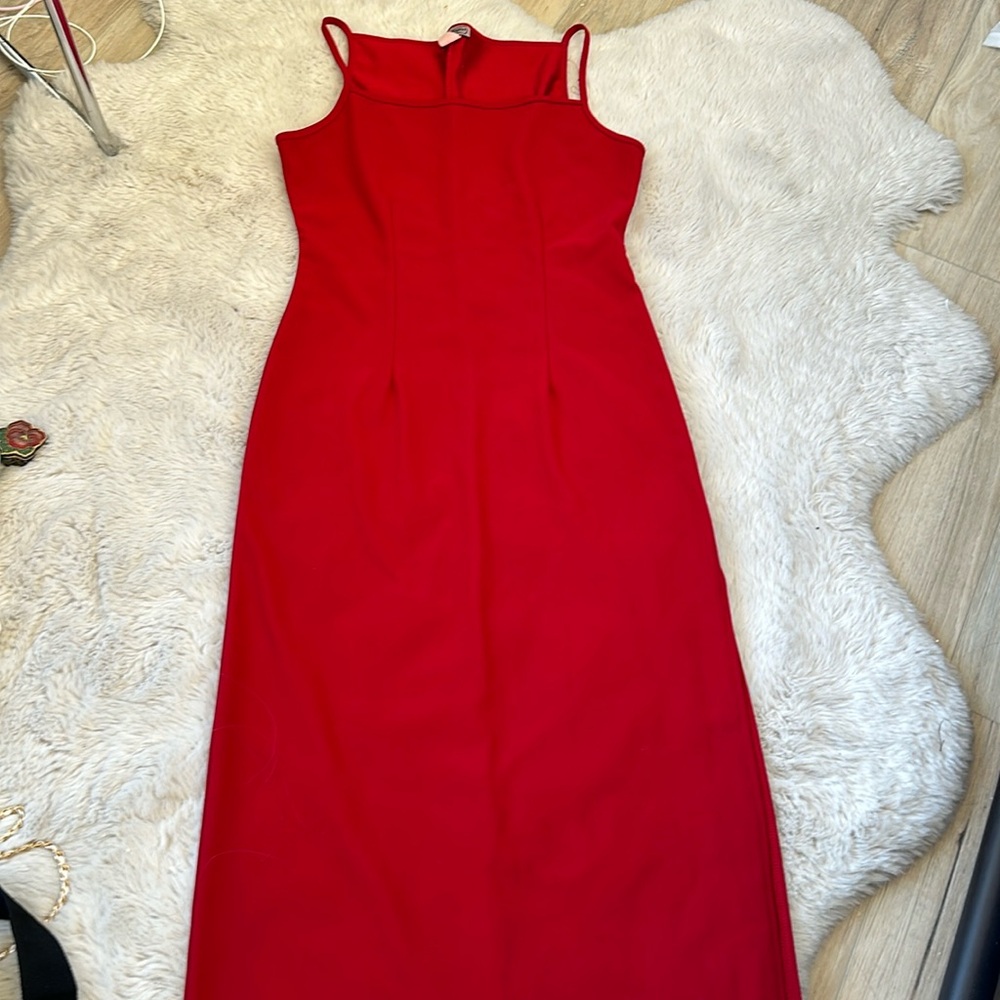 RED LONG DRESS
